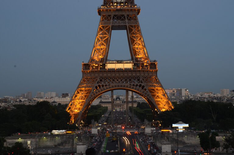Eiffel Tower seen from Trocadéro