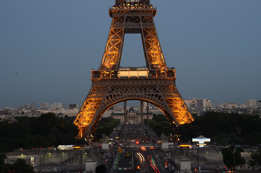 Eiffel Tower seen from Trocadéro